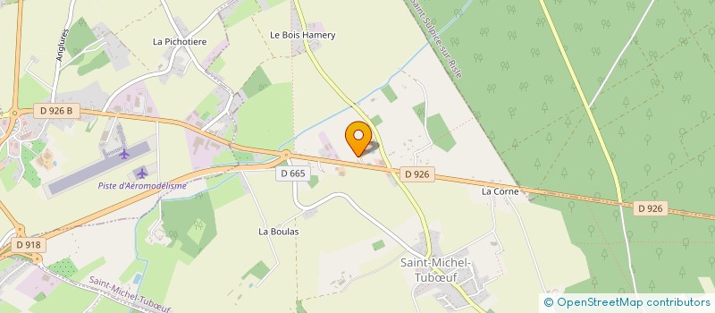 localisation de l'entreprise GAEC DES COURREUX à SAINT-MICHEL-TUBŒUF