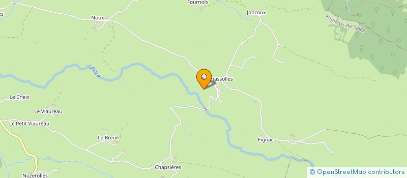 localisation de l'entreprise GAEC DES CROSES à ANGLARDS-DE-SALERS