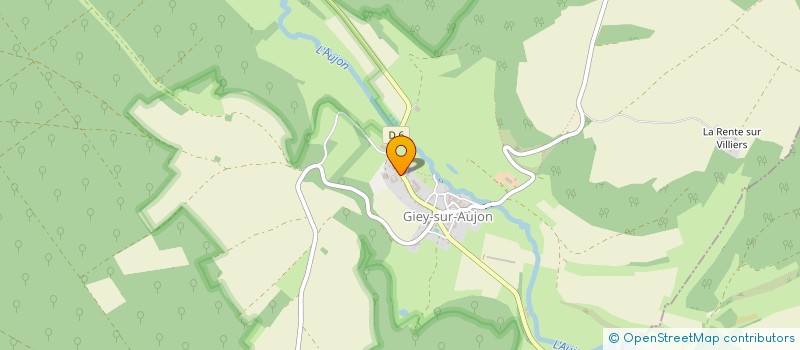 localisation de l'entreprise GAEC DES CULTURES DE GIEY à GIEY-SUR-AUJON