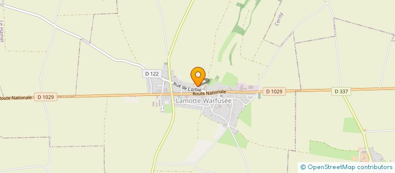 localisation de l'entreprise GAEC DES CYPRES  MERICOURT-L'ABBE