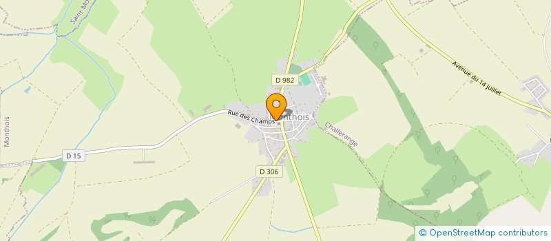 localisation de l'entreprise GAEC DES DATTIERS à MONTHOIS