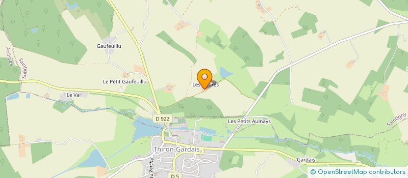 localisation de l'entreprise GAEC DES DEBRES à SAINTIGNY