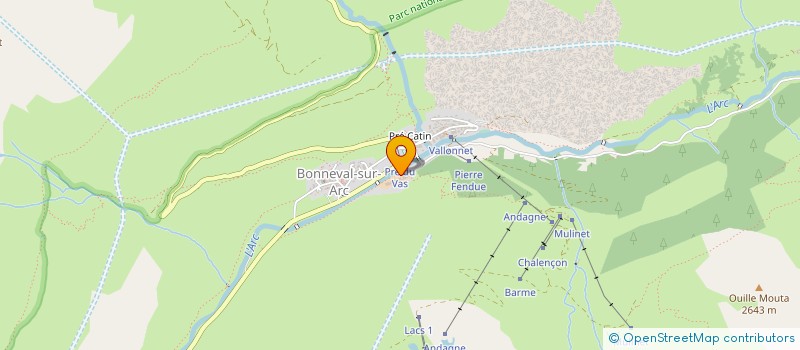 localisation de l'entreprise GAEC DES DEUX ALPAGES à VAL-CENIS