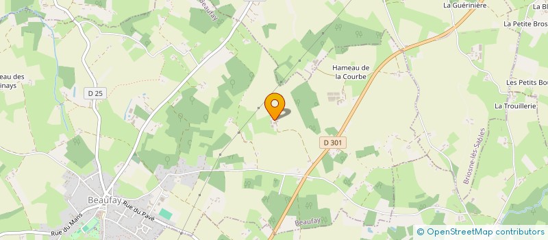 localisation de l'entreprise GAEC DES DEUX BOIS à BEAUFAY