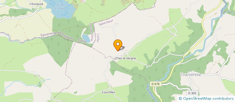 localisation de l'entreprise GAEC DES DEUX CHEIX à CHANTERELLE
