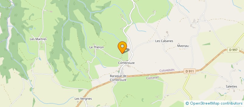 localisation de l'entreprise GAEC DES DEUX COLLINES à CASTANET