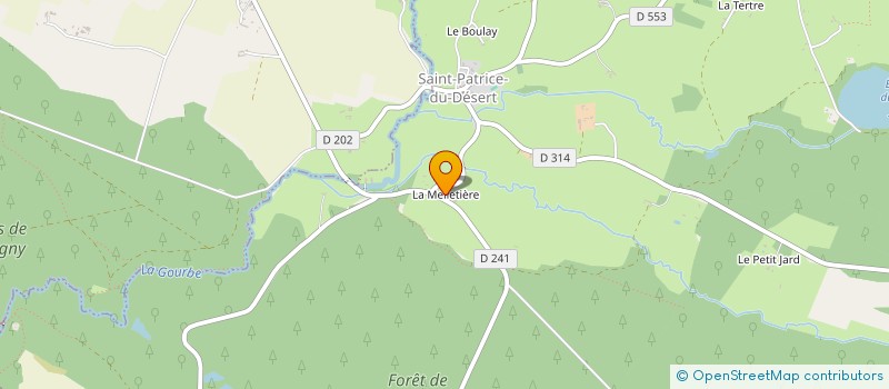 localisation de l'entreprise GAEC DES DEUX DESERTS à SAINT-PATRICE-DU-DESERT