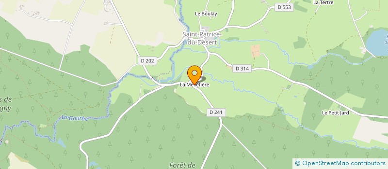 localisation de l'entreprise GAEC DES DEUX DESERTS à SAINT-PATRICE-DU-DESERT