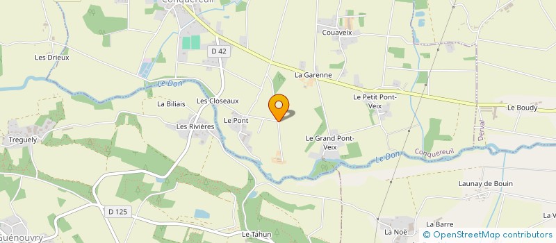 localisation de l'entreprise GAEC DES DEUX ILES à CONQUEREUIL