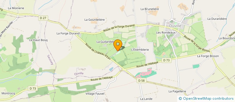 localisation de l'entreprise GAEC DES DEUX L à OUVILLE