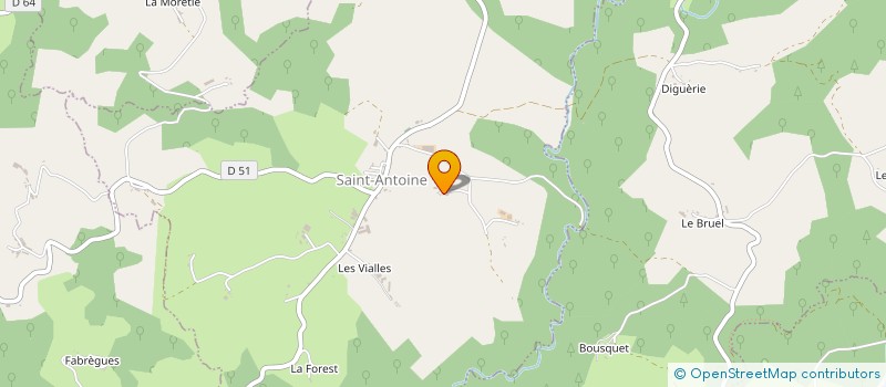 localisation de l'entreprise GAEC DES DEUX MONTAGNES à SAINT-ANTOINE