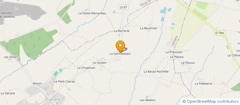 localisation de l'entreprise GAEC DES DEUX RIVES à ROMAZY