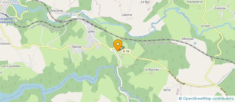 localisation de l'entreprise GAEC DES DEUX RIVIERES à LACAPELLE-VIESCAMP