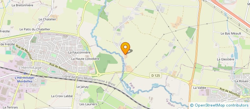 localisation de l'entreprise GAEC DES DEUX RIVIERES à PACE