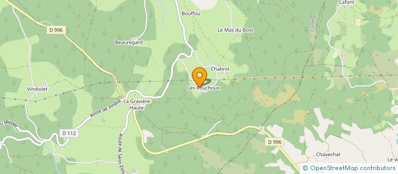 localisation de l'entreprise GAEC DES DIROUX à TOURS-SUR-MEYMONT