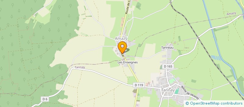 localisation de l'entreprise GAEC DES DOCHAMPS (GUYARD) à SAIZY