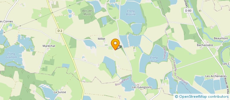 localisation de l'entreprise GAEC DES DOMBES  SANDRANS