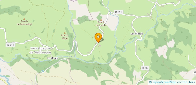 localisation de l'entreprise GAEC DES DONHES BASSES à VEZINS-DE-LEVEZOU