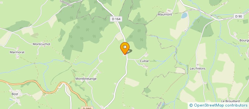 localisation de l'entreprise GAEC DES DURANDOTS à SAINT-BERAIN-SOUS-SANVIGNES