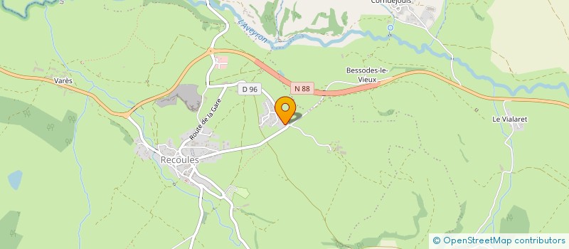 localisation de l'entreprise GAEC DES ECOLES à SEVERAC D'AVEYRON