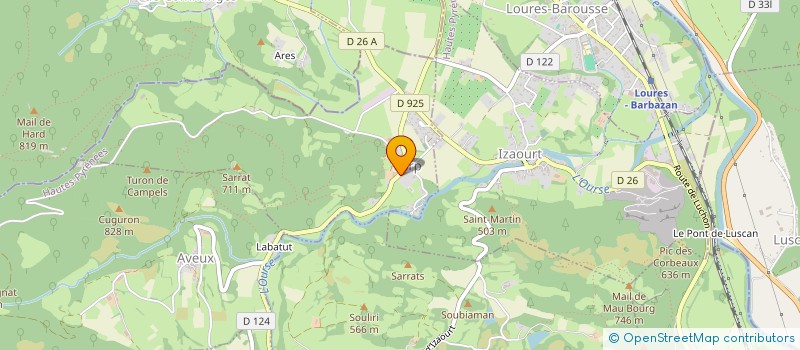 localisation de l'entreprise GAEC DES ECURIES D'OZ  SARP