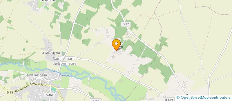 localisation de l'entreprise GAEC DES EPARDEAUX à VAL-DE-BONNIEURE