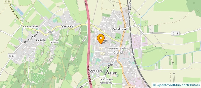 localisation de l'entreprise GAEC DES EQUOINS  MANCEY