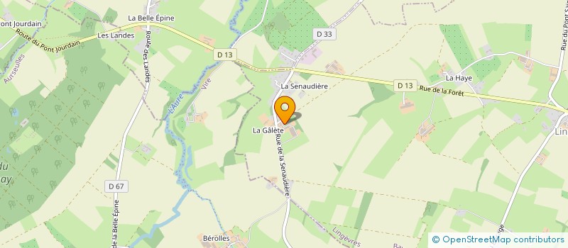 localisation de l'entreprise GAEC DES ERABLES à LINGEVRES