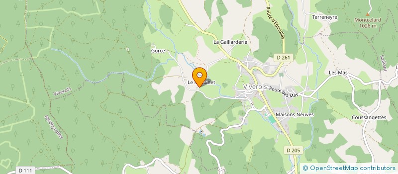 localisation de l'entreprise GAEC DES ERABLES à SAUVESSANGES