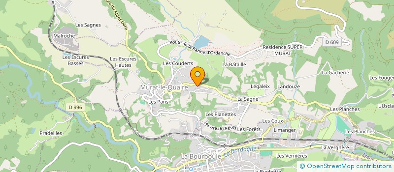 localisation de l'entreprise GAEC DES ESTIVES à MURAT-LE-QUAIRE