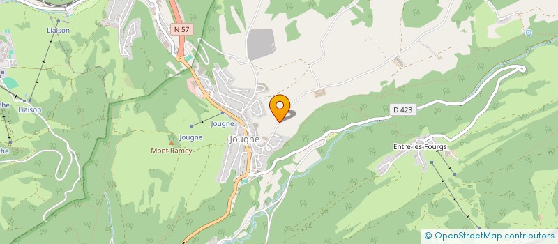 localisation de l'entreprise GAEC DES ESTIVES à JOUGNE