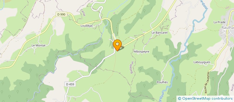 localisation de l'entreprise GAEC DES ETANGS DE MARFON à POLMINHAC