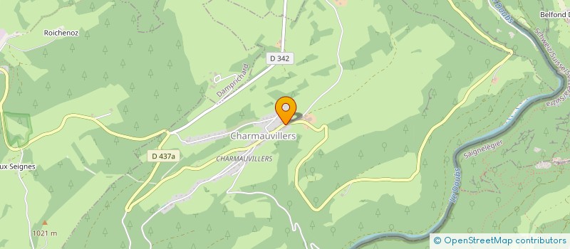 localisation de l'entreprise GAEC DES ETOUVELLES à CHARMAUVILLERS