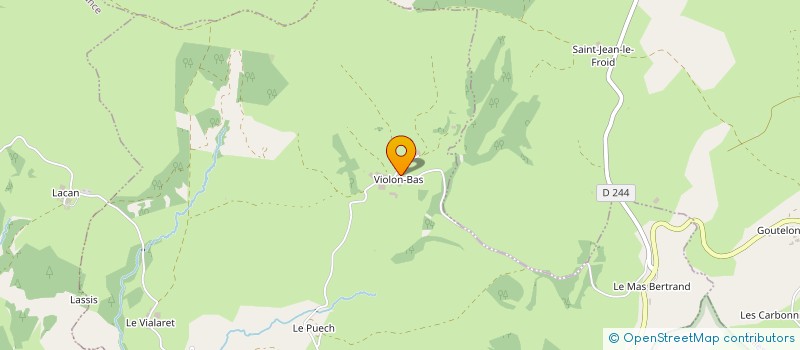 localisation de l'entreprise GAEC DES FERMANDES à VILLEFRANCHE-DE-PANAT