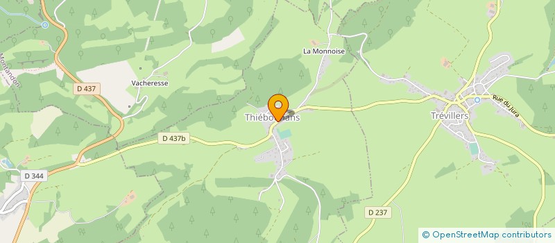 localisation de l'entreprise GAEC DES FERMES VOISINES à LES PLAINS-ET-GRANDS-ESSARTS