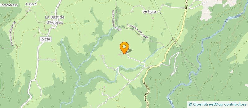 localisation de l'entreprise GAEC DES FIEUX  SAINT-COME-D OLT