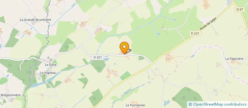 localisation de l'entreprise GAEC DES FONTENELLES à MONTREVAULT-SUR-EVRE