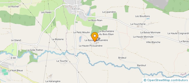 localisation de l'entreprise GAEC DES FONTENELLES à FERCE