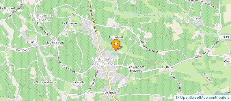 localisation de l'entreprise GAEC DES FORTIERES  BLACE