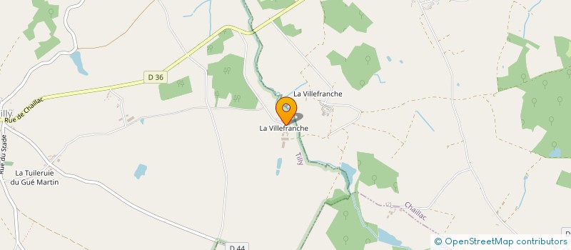localisation de l'entreprise GAEC DES FOUGERES à TILLY