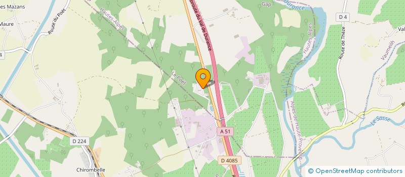 localisation de l'entreprise GAEC DES FOURNACHONS  LARAGNE-MONTEGLIN