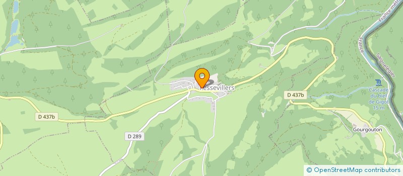 localisation de l'entreprise GAEC DES FRANCHES MONTAGNES à FESSEVILLERS