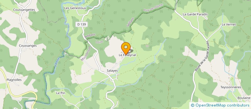 localisation de l'entreprise GAEC DES FRENES à USSON-EN-FOREZ