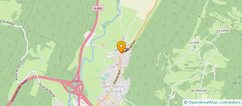 localisation de l'entreprise GAEC DES FRENES à SAINT-MARTIN-DU-FRENE