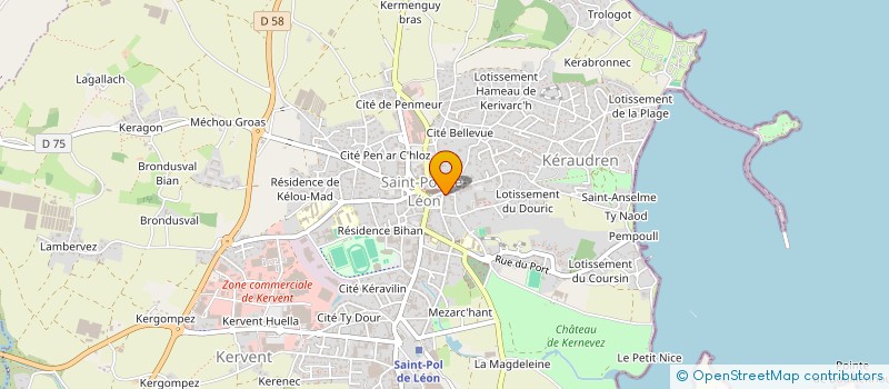 localisation de l'entreprise GAEC DES FRERES GUILLERM  SIBIRIL