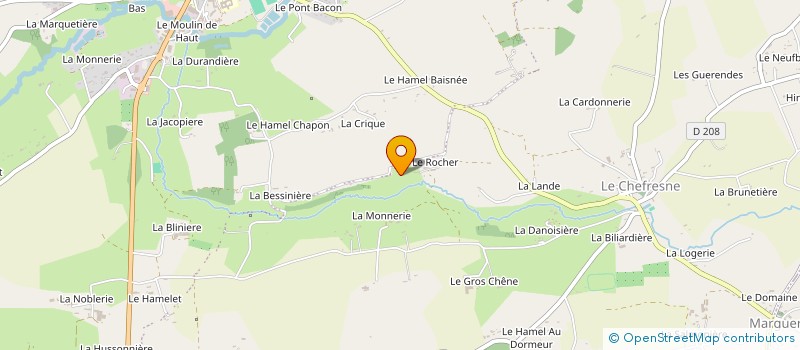 localisation de l'entreprise GAEC DES FRERES LEROY à MORIGNY