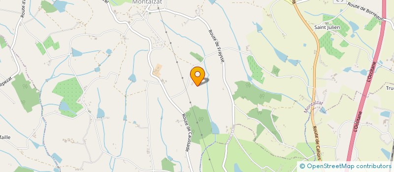 localisation de l'entreprise GAEC DES FRERES VERGNES  MONTALZAT