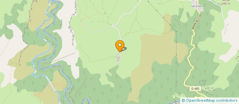 localisation de l'entreprise GAEC DES FRIGOULES  ROGUES