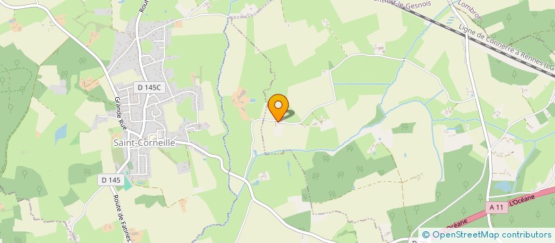 localisation de l'entreprise GAEC DES FROGERIES  MONTFORT-LE-GESNOIS