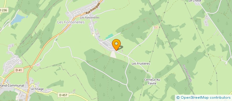 localisation de l'entreprise GAEC DES FRUITIERES à MONTBELIARDOT